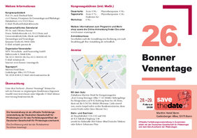 Flyer Bonner Venentage 2020