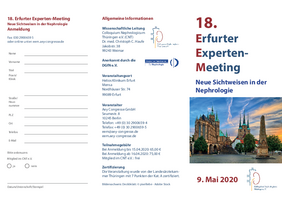 18. Erfurter Experten-Meeting: Neue Sichtweisen in der Nephrologie
